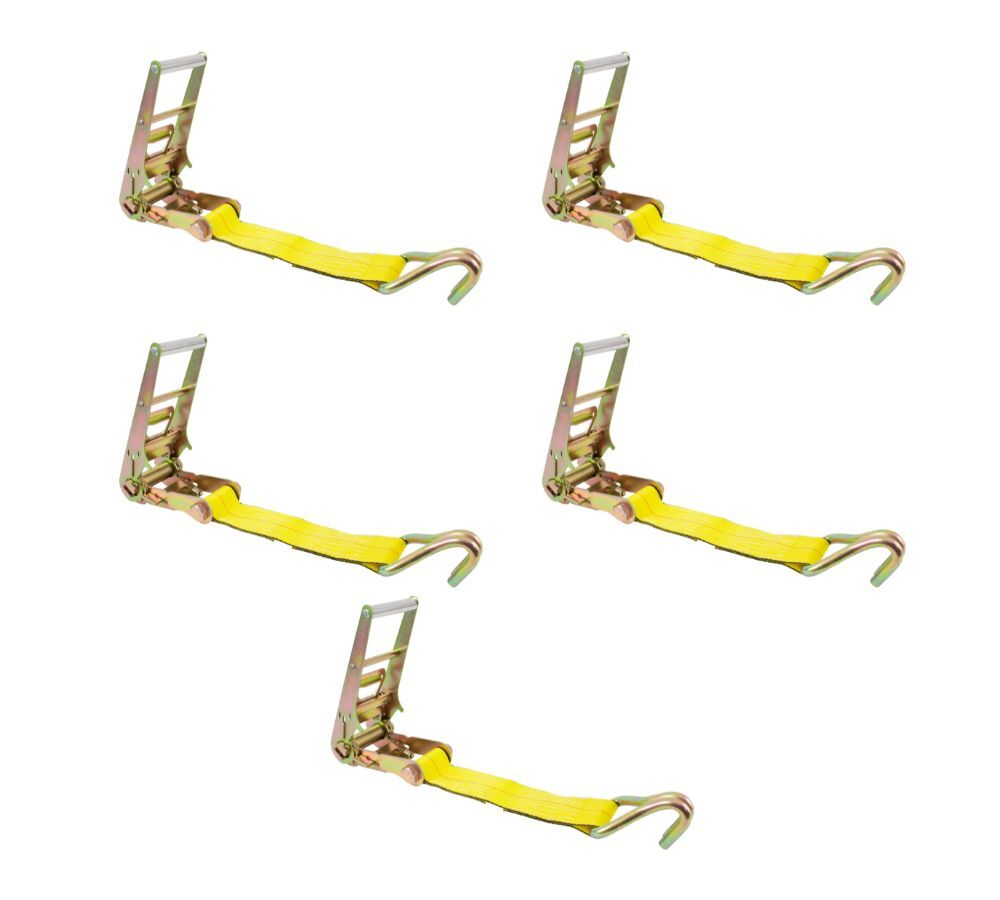 (5 Pack) 3" Ratchet with Wire Hook Only, 5000 lbs WLL