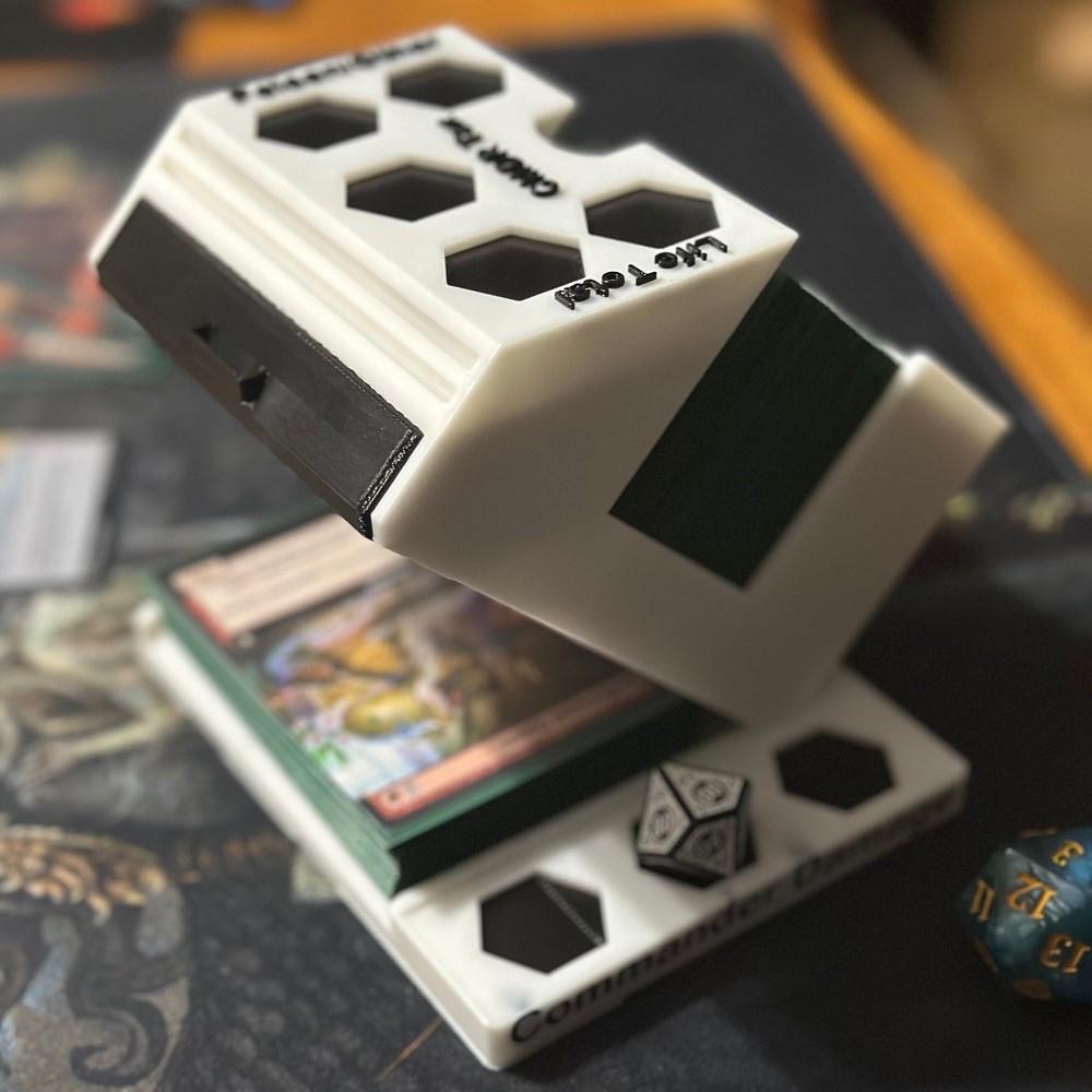 MTG Commander Command Zone - Deck Holder With Dice Storage