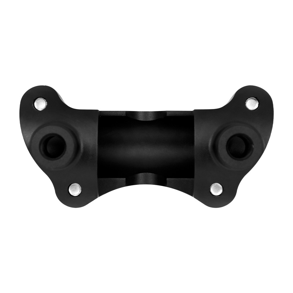 Black 1.25" Handlebar Riser Tip Clamp Kit 2" Large Fit For Harley