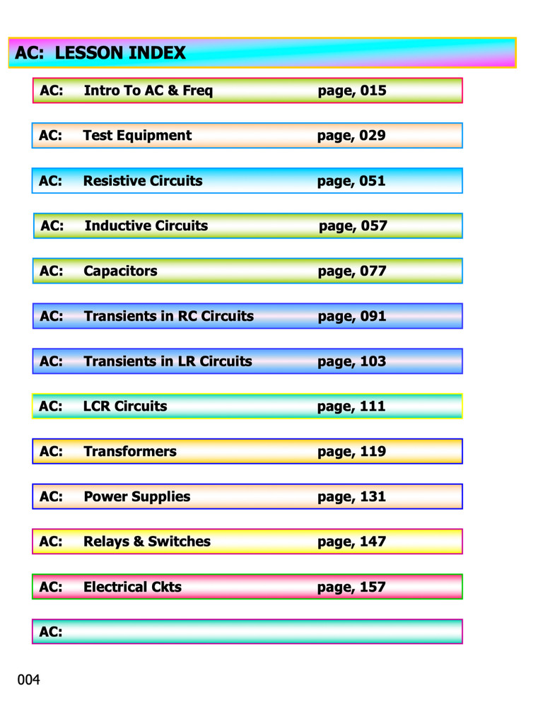 187 pg. REDSTONE ARSENAL ALTERNATING CURRENT Electronics Presentation on Data CD