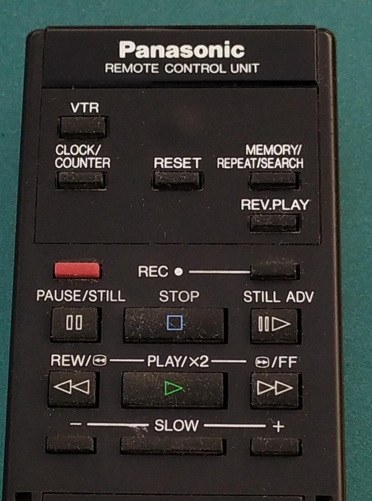 Panasonic Remote Control Unit VTR Digital Scanner VEQ0930