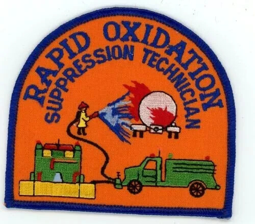 UNKNOWN STATE RAPID OXIDATION SUPPRESSION TECHNICIAN NICE SHOULDER PATCH FIRE