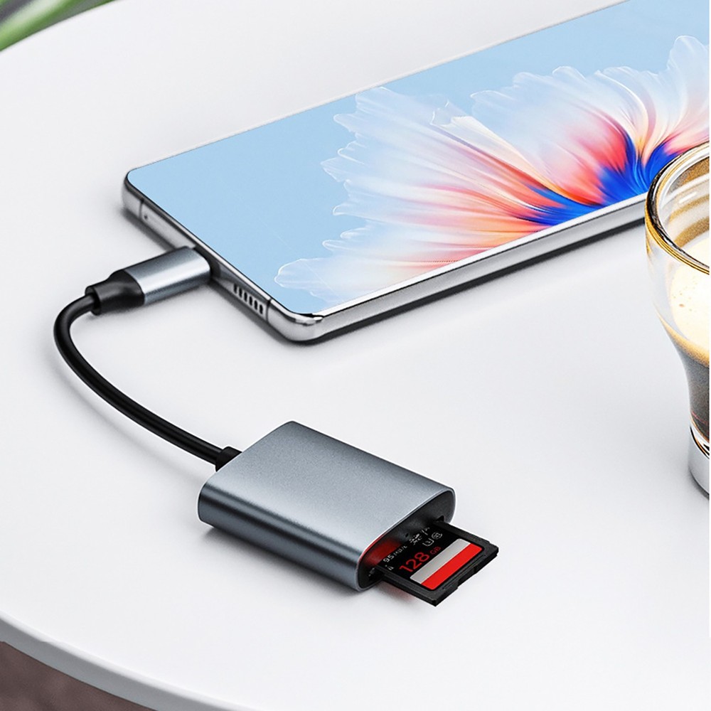 UHS-II 4.0 SD Card Reader Type-C To SD Card Camera Reader Adapter Converter USB