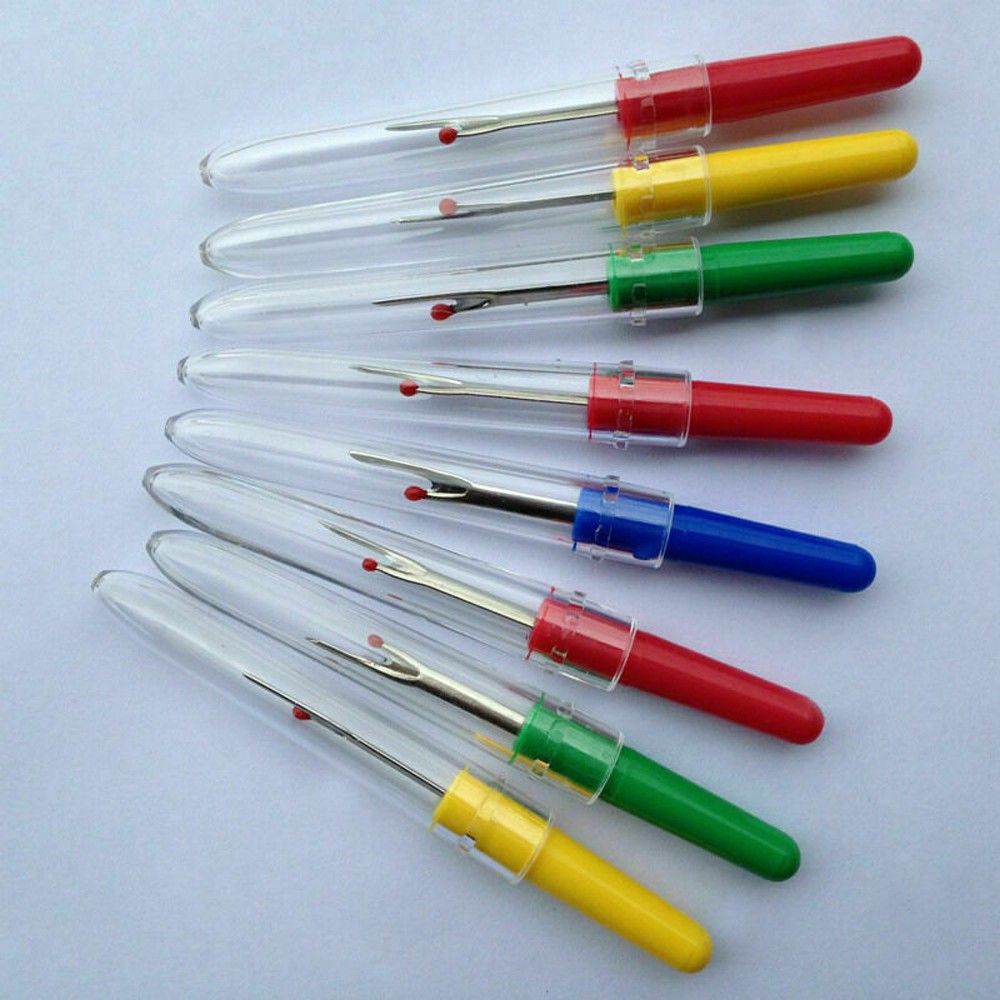 100PACK Handle Seam Ripper Stitch Unpicker Thread Cutter DIY Remover Sewing Tool
