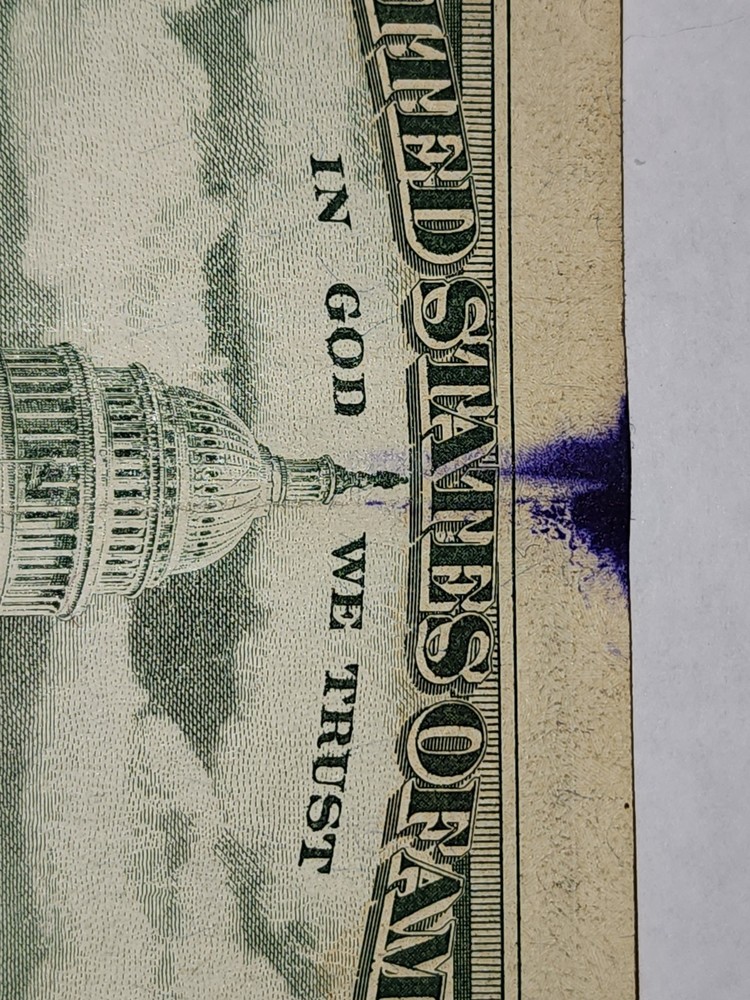 StarNote Fancy Note, Ink Error