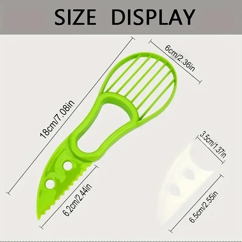 3-in-1 Avocado Slicer Cutter Pitter Multifunction Kitchen Tool Camping