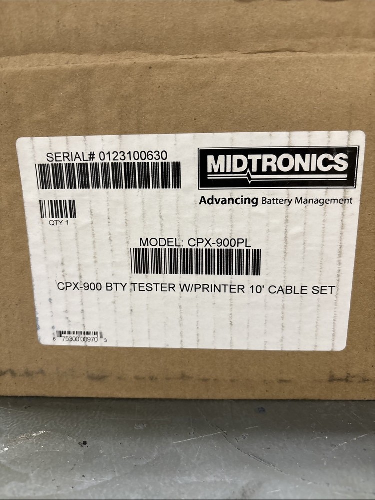 MIDTRONICS CPX-900PL - Battery & Electrical Diagnostic Analyzer