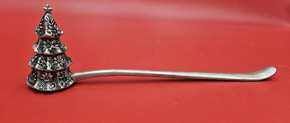 Godinger Silverplate Christmas Tree Candle Snuffer