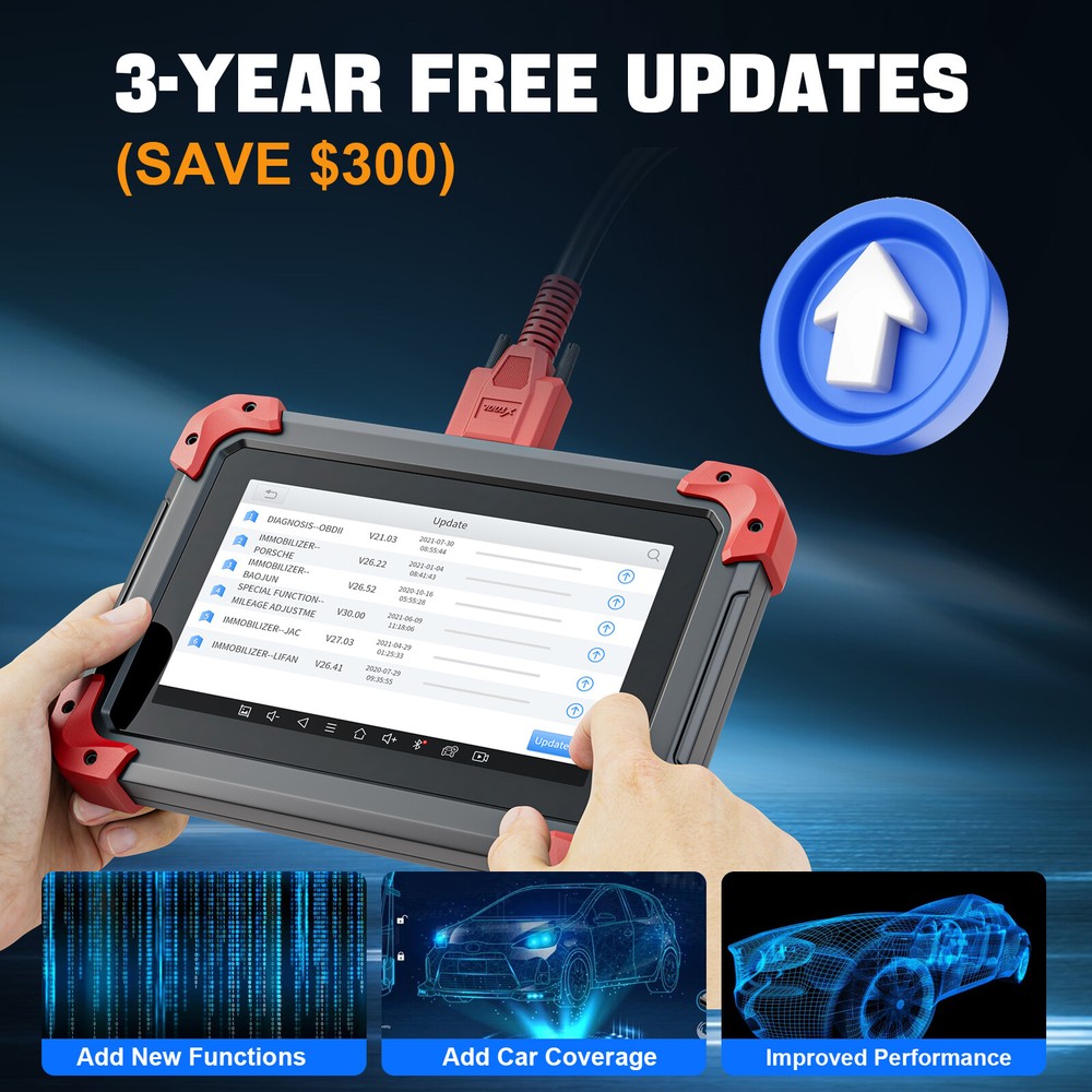 XTOOL D7 Auto Bidirectional OBD2 Scanner Full System Diagnostic Tool 36+Reset