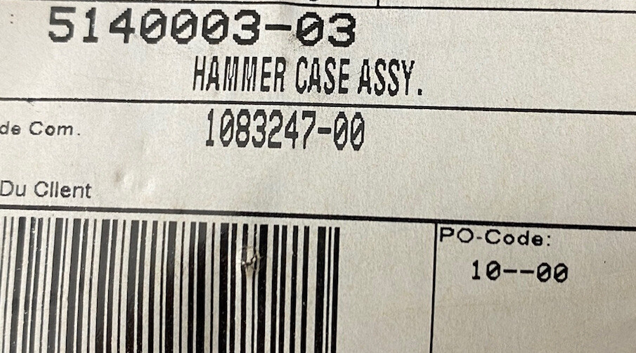 DeWalt 5140003-03 Hammer Case Assembly