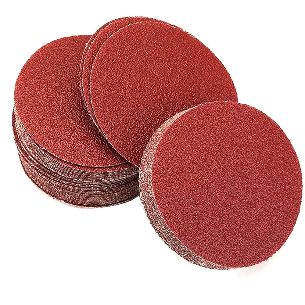 125mm Sanding Discs 4 inch Sander Pads Sandpaper 40 - 2000 grits Hook & Loop/Red