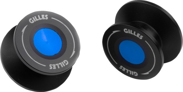 Gilles Tooling PSA2 Swingarm Spools M6 Black/Blue #PSA2-M6-BL
