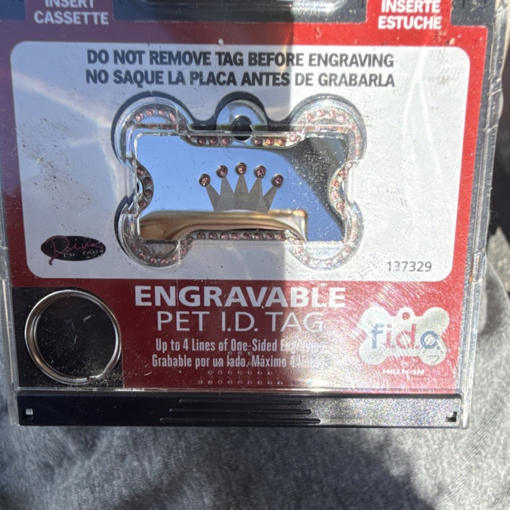 Fido by Hillman Engravable Personalized Pet ID Bundle 10ct