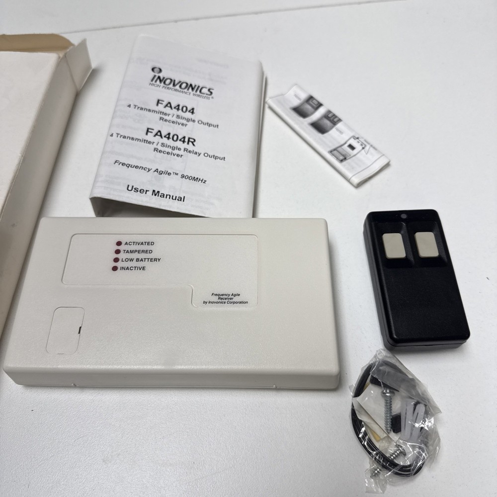 Inovonics Fa2600-BK FA404 & FA205 Kit Transmitter & $ trans Receiver