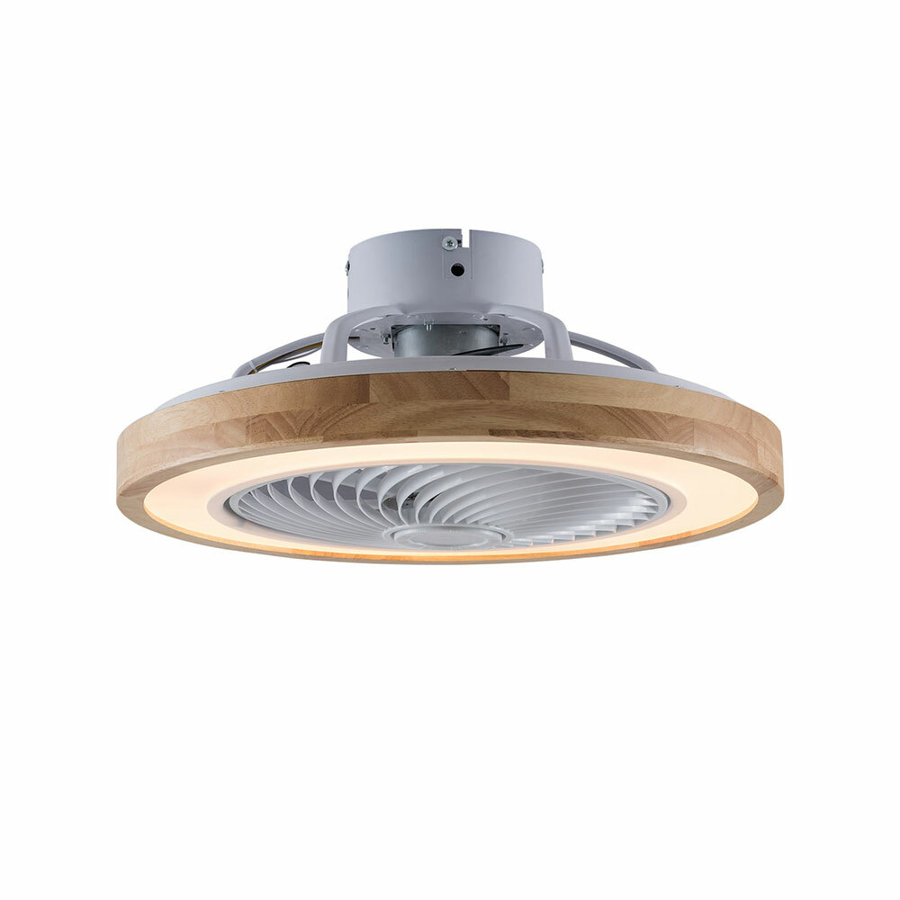 20" Ceiling fan Light With Remote Control LED Indoor Ceiling Fan Lamp Invisible