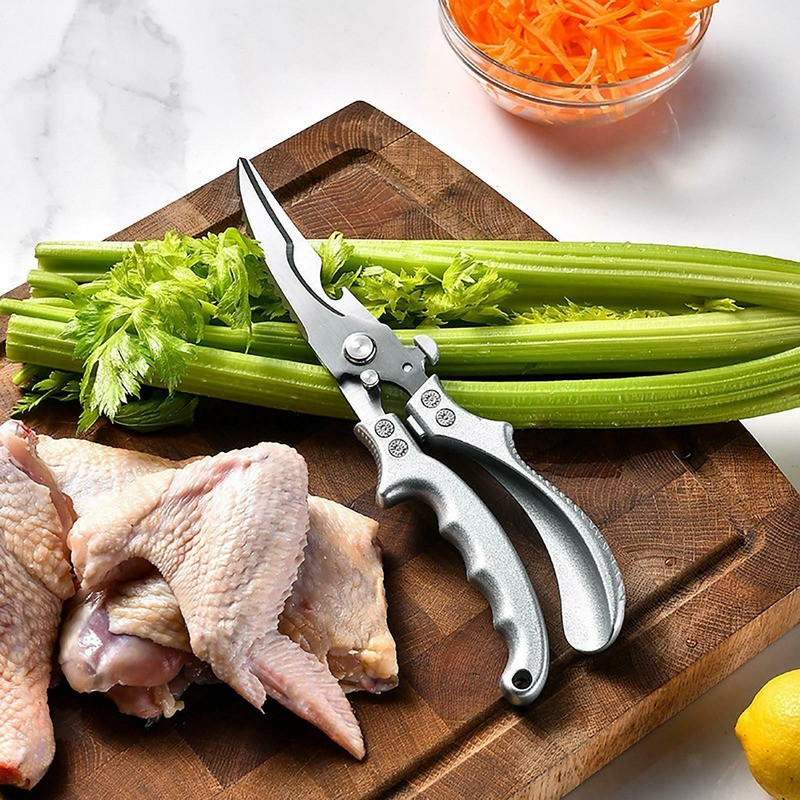 Kitchen Scissors Poultry Shears Cutting Chicken Blade Sharp for Left 2025 NEW