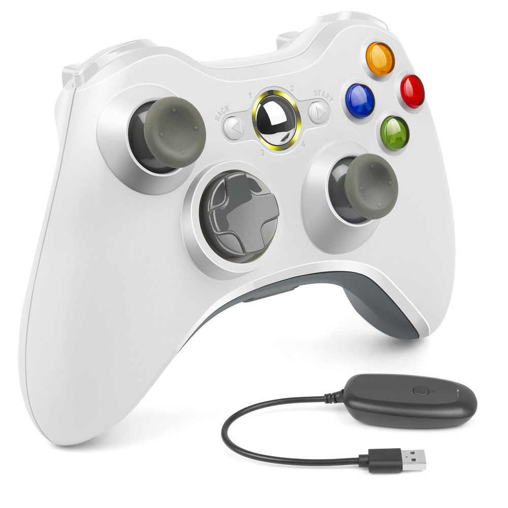 1/2 Pcs For Microsoft Xbox 360/ 360S/E ControllerS Wireless PC Windows 11/10/8/7