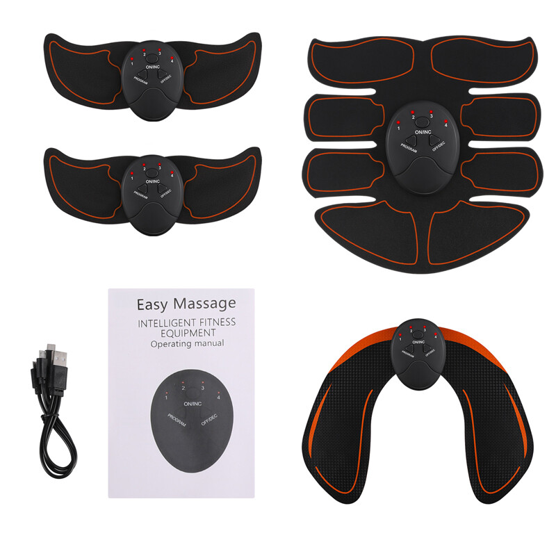 EMS ABS Muscle Trainer Abdominal Hip Buttocks Stimulator Electric Smart Training