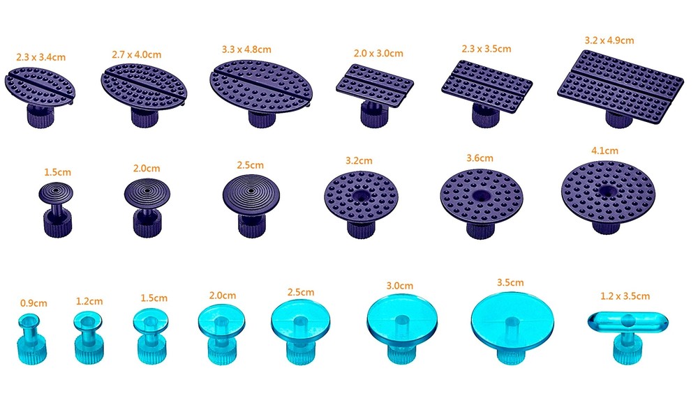 kauplus Dent Removal Puller Tabs Paintless Dent Repair Tools Glue Pulling Tab...