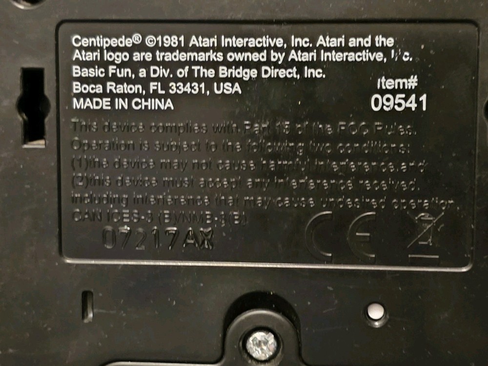 Three Mini Arcade Machines Basic Fun Centipede, Pac-Man Man, Frogger Works