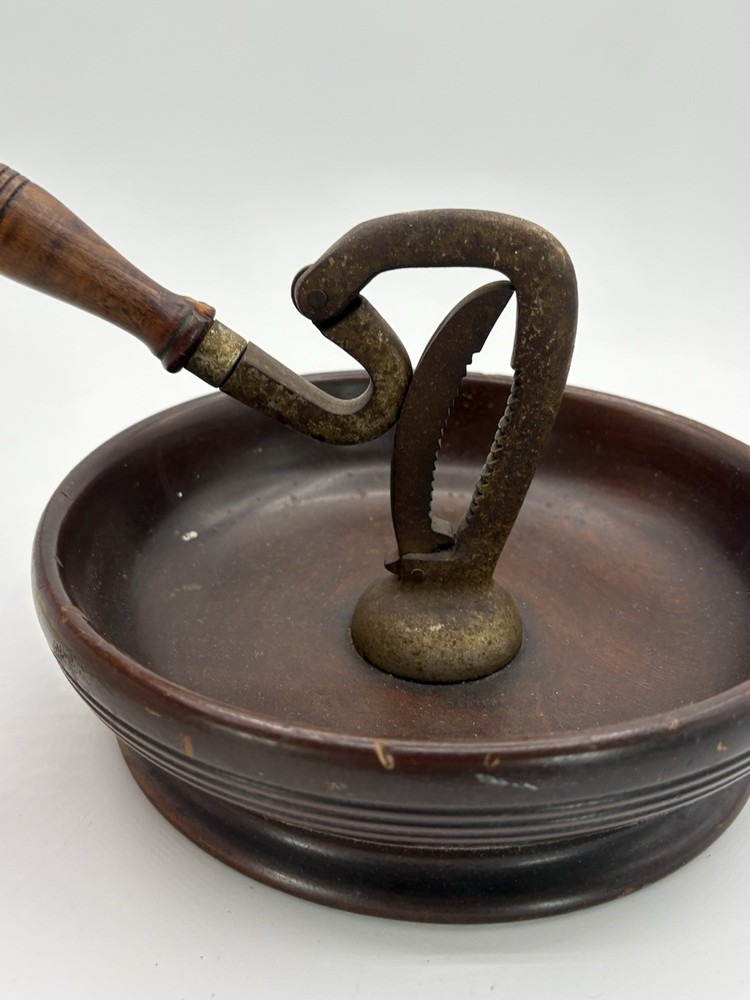 Vintage Antique Wooden Nut Cracker