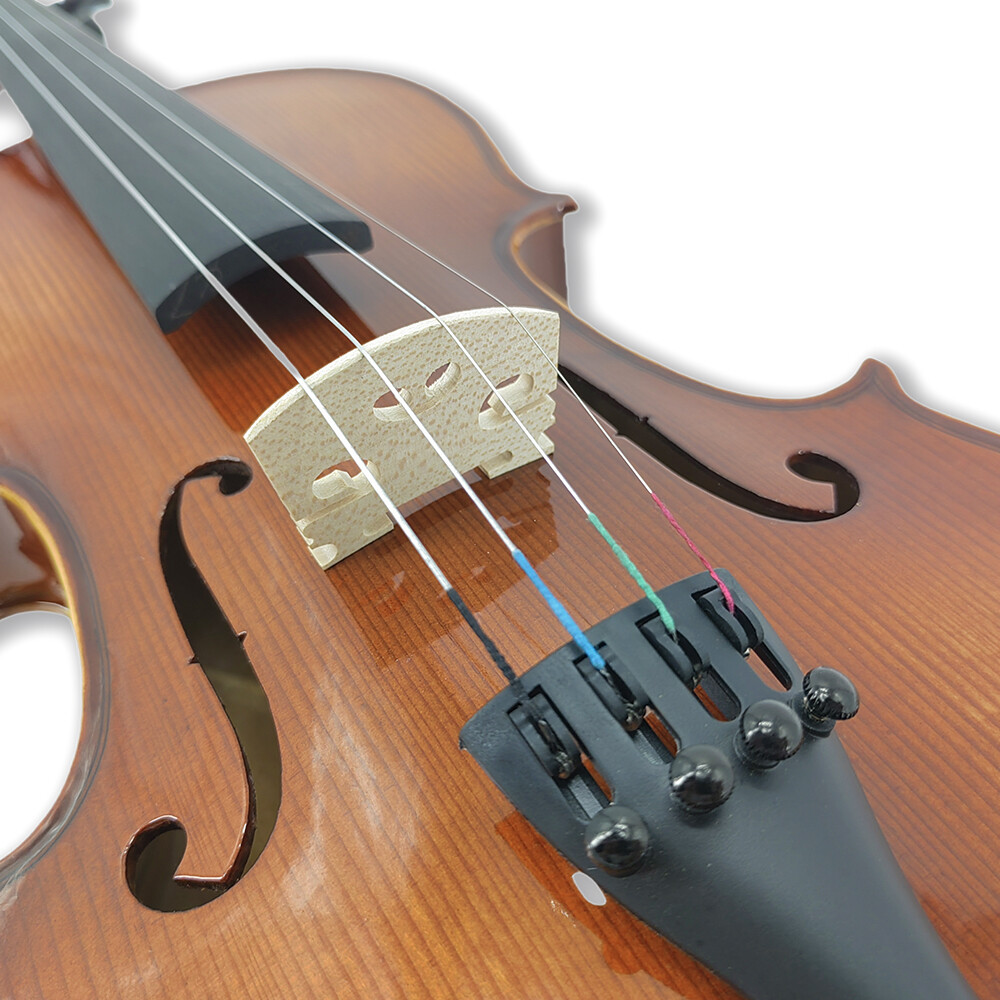 4 String 4/4 Violin Solid Wood Ebony Fittings Accessory Professional Lerners