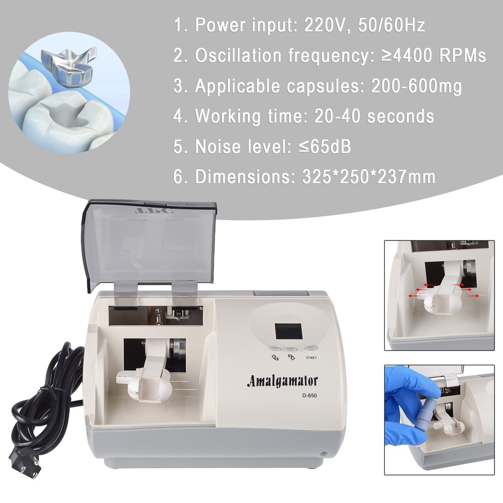 Lab Digital Amalgamator D650 Advanced TPC Mixer & Precise Digital Time Control