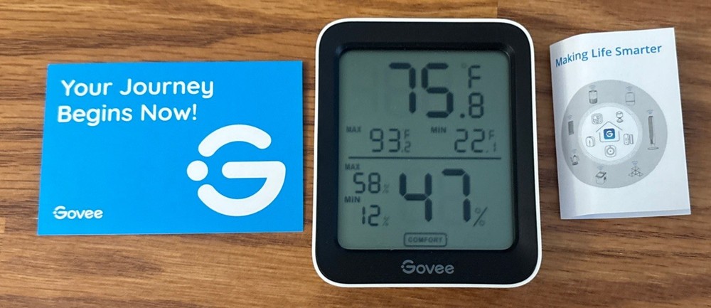 Govee Smart Thermo-Hygrometer H5075 Temperature & Humidity Sensor App Control