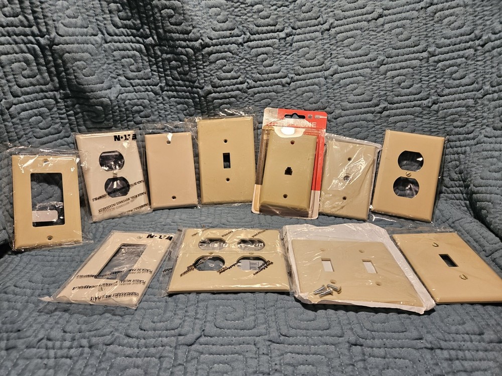 A Lot Of Electrical Wall Plate Covers