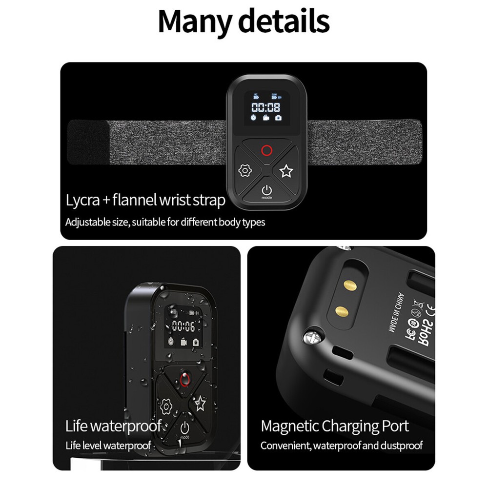TELESIN Smart Wireless Remote Control Camera Controller for GoPro Hero 11/10/9/8