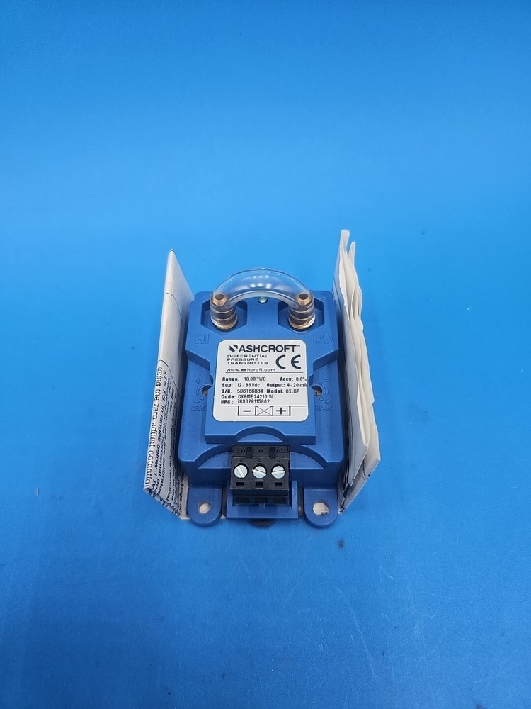 Ashcroft CX8MB24210IW Differential Transmitter, 0 to 10"