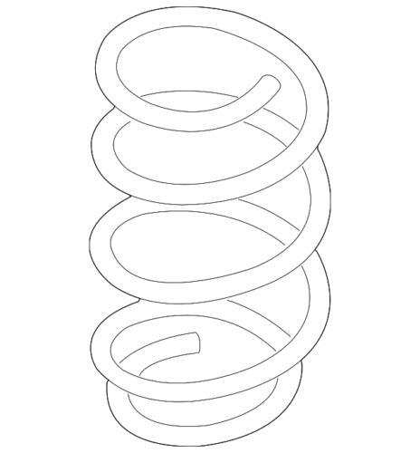 Genuine Nissan Coil Spring 54010-9TA1C
