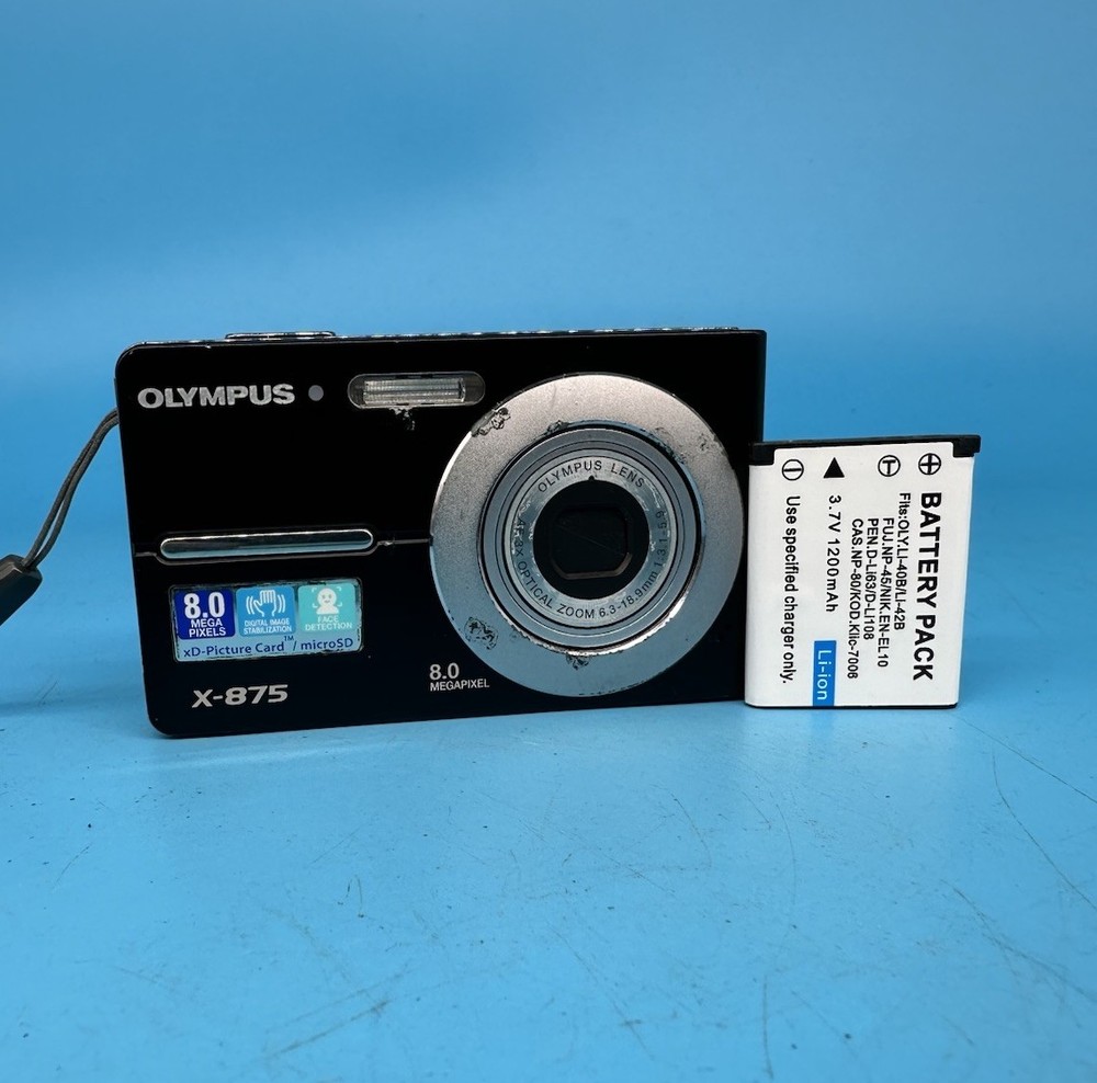 Olympus Digital Camera X-875 8.0MP Black Tested