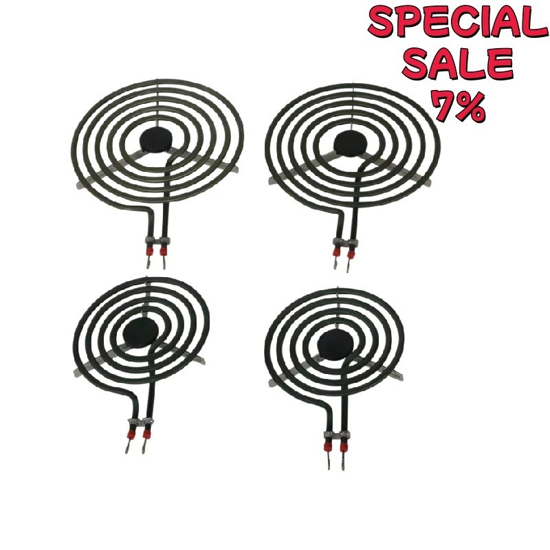 MP22YA Electric Range Burner Surface Element (2) MP15YA 6", (2) MP21YA 8" 4pcSet