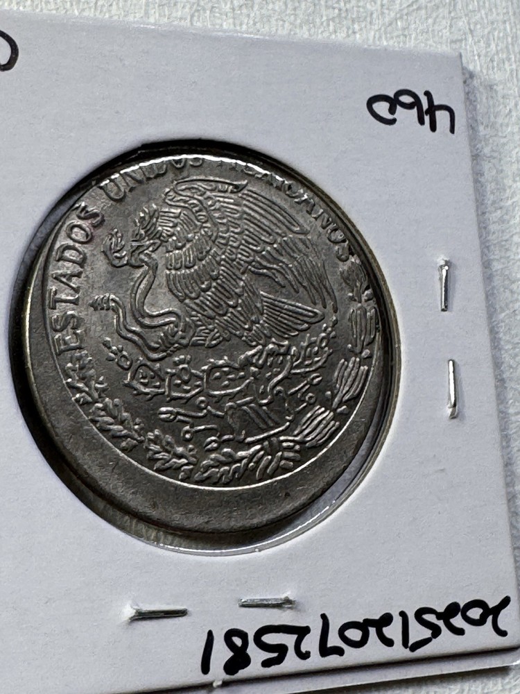 1981 Mexico 1 Peso Off Center Strike Error