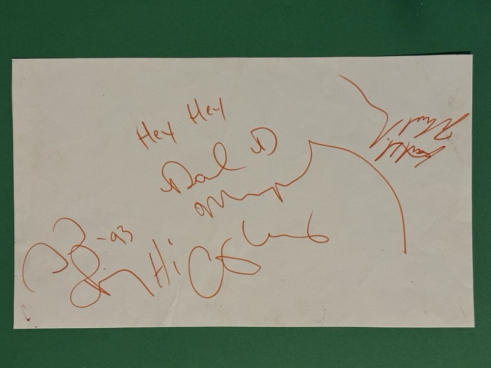 Soul Asylum Cut Signed Autographed Cut BAS Beckett COA