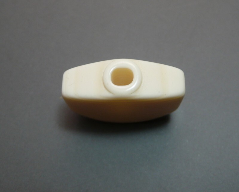Plastic ABS buttons only Fit Gotoh Machine Head Ivory Button 6p FR18I