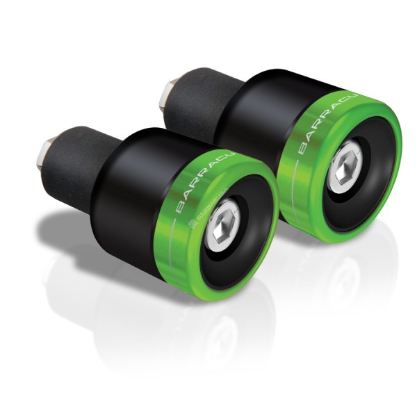 BARRACUDA PAIR ANTI-VIBRATION B-LUX GREEN BMW HP4
