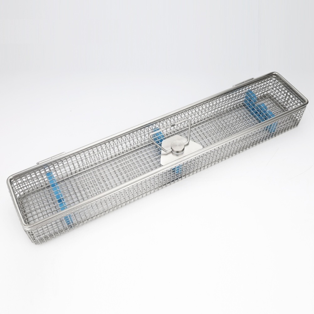 Endoscope sterilization basket tray instruments sterilization boxes 270*84*42mm