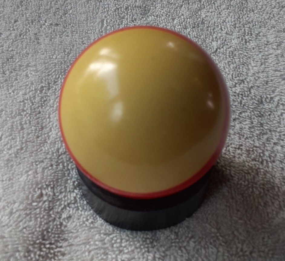 Vintage Bakelite Billiard # 11 Pool Ball. Red