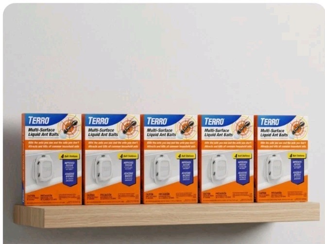 5 Boxes Terro Multi-Surface Liquid Ant Baits Bait Stations Attracts & Kills Ants
