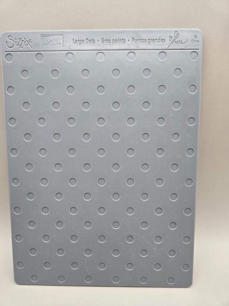 3 Stamping Up SIZZIX EMBOSSING PLATES 6 Designs