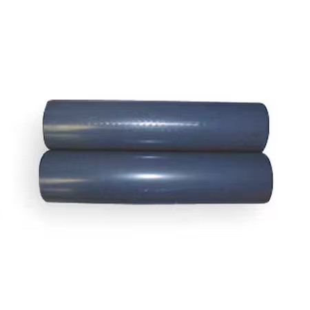 Pvc Pipe, 2 In Nominal Pipe Size, Gray, 10 Ft Overall Length, Unthreaded,