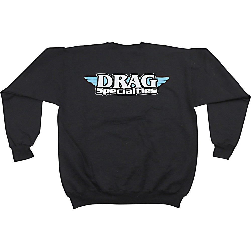 Drag Specialties Mens Pullover Sweatshirt Black