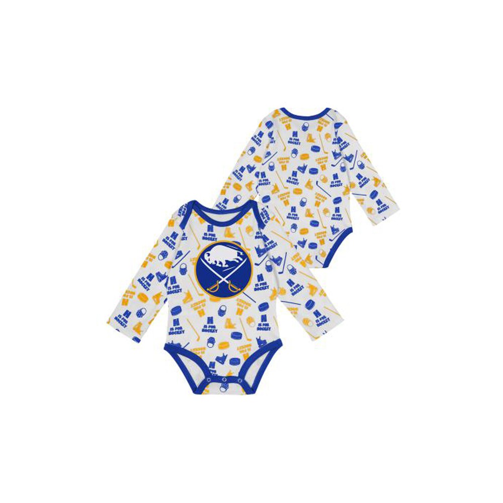 Outerstuff Newborn Buffalo Sabres Quick Learner Long Sleeve Creeper