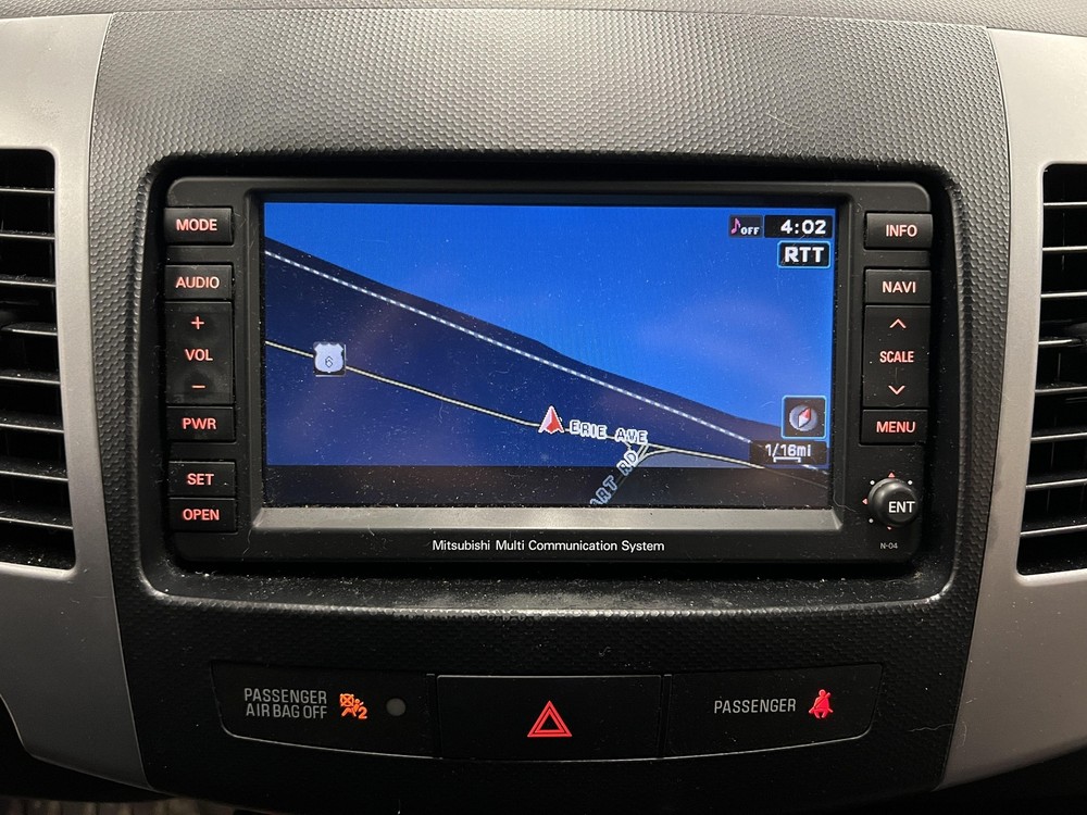 10-13 MITSUBISHI OUTLANDER FRONT DASH DISPLAY SCREEN WITH NAVIGATION ID 8750A209