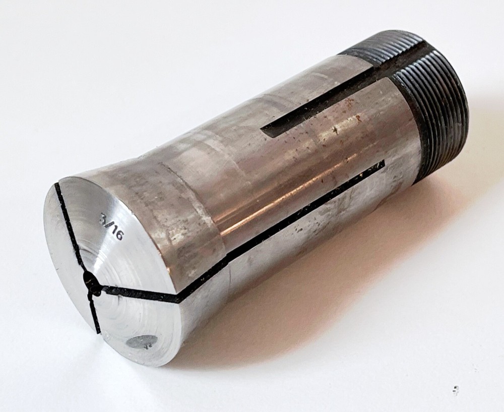 3/16"  5C Round Collet External & Internal Threads .1875"
