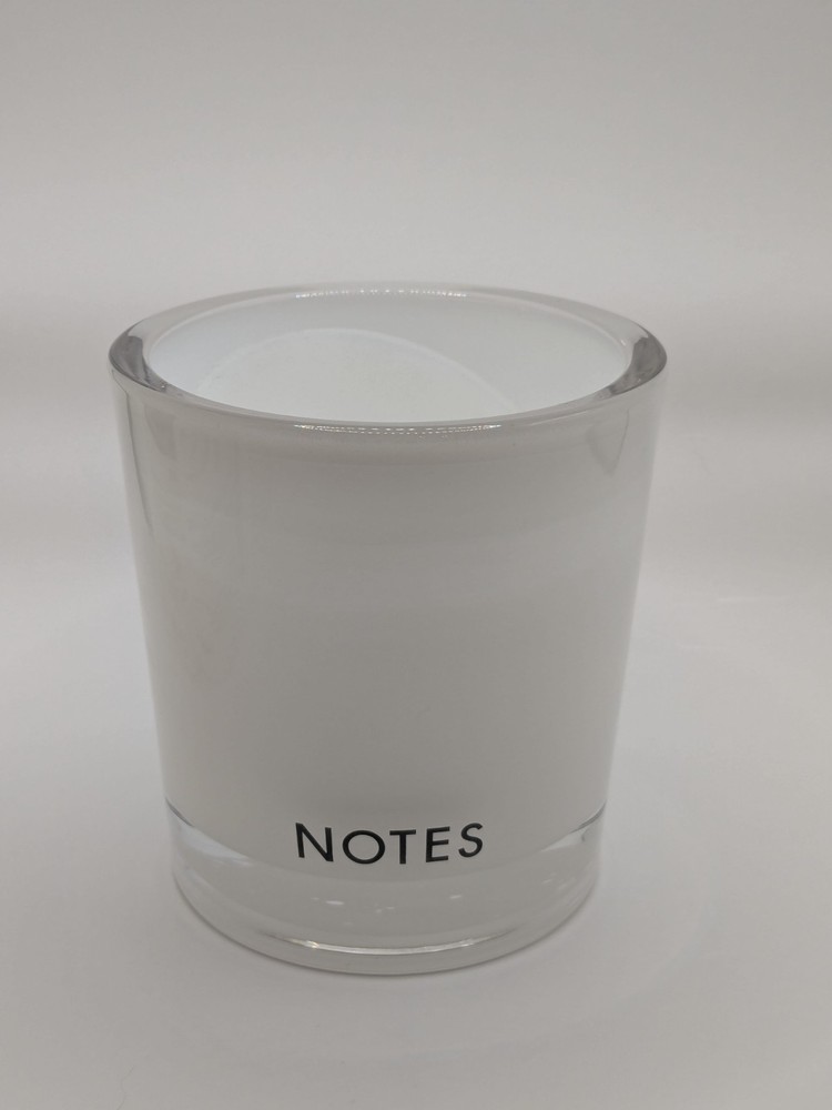 NIB Authentic Notes Refill Candle System 2 Glass Jars & 2 Scents Refill Kit New