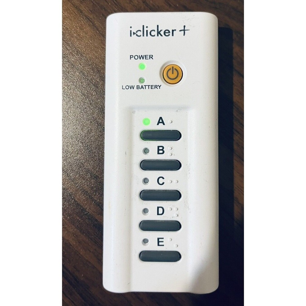 iClicker + Plus Student Response Remote Control model RLR15