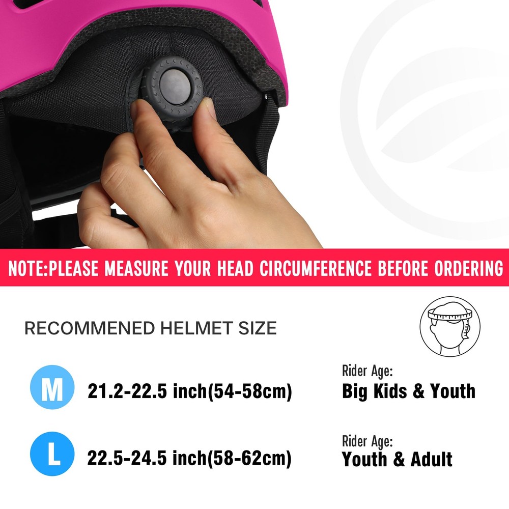 Ski Helmet for Adults (Medium, Pink)